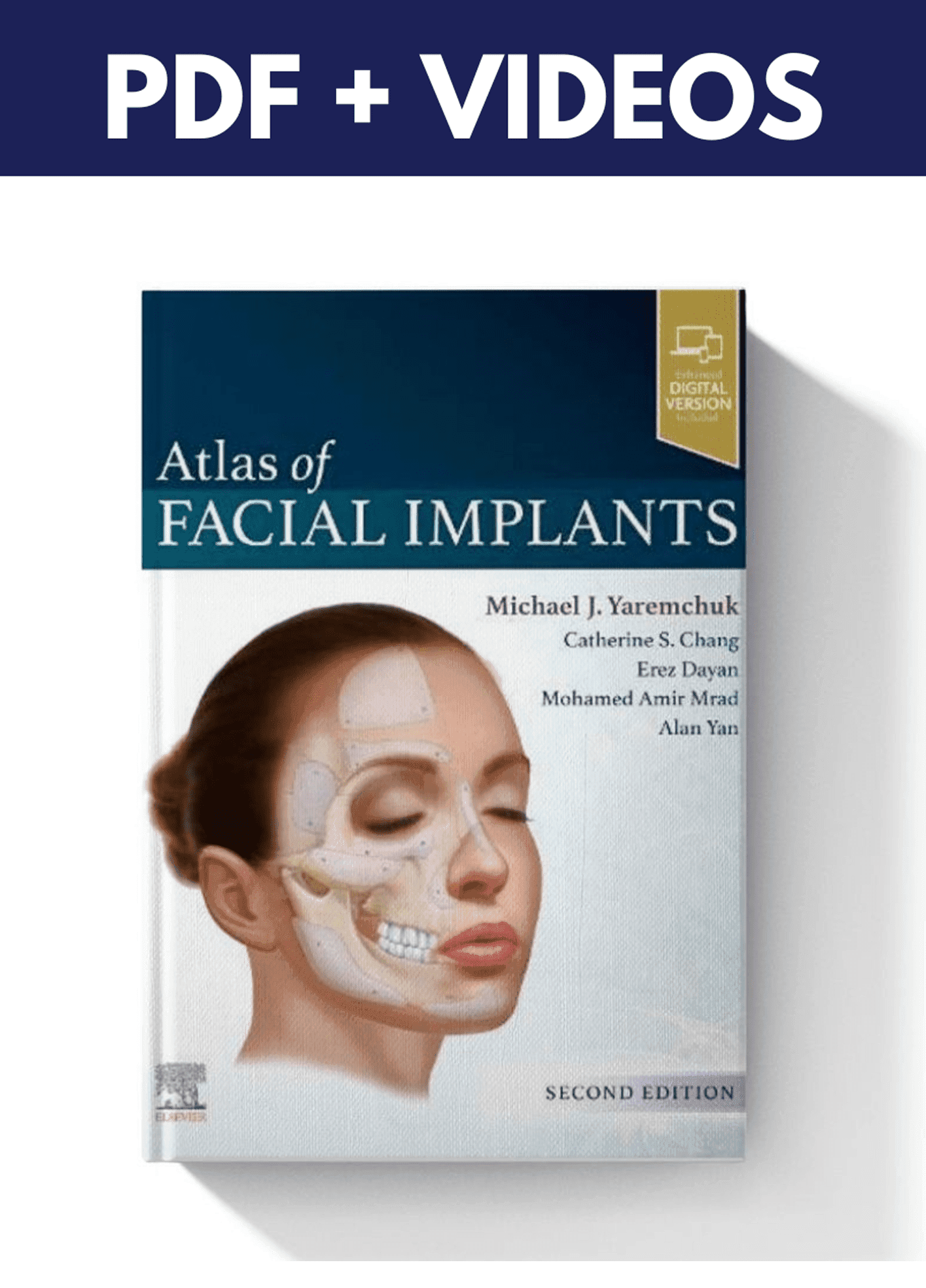 Atlas of Facial Implants, 2nd Edition (PDF & Videos)