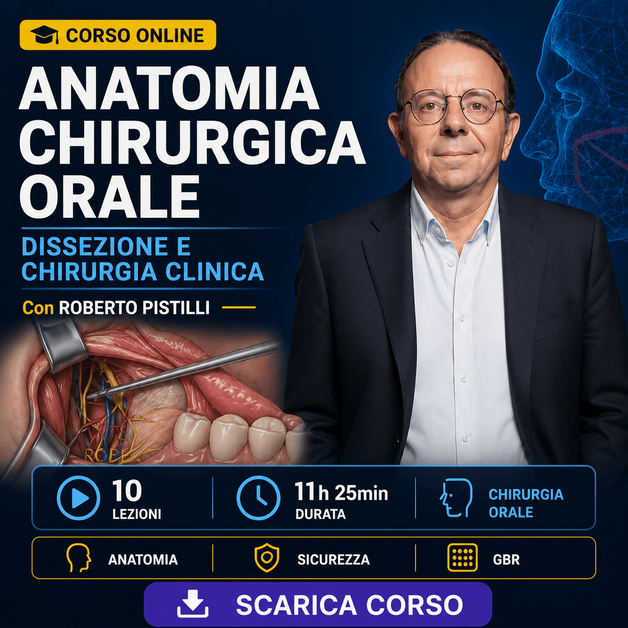 Dissezione e Anatomia Chirurgica della Cavità Orale