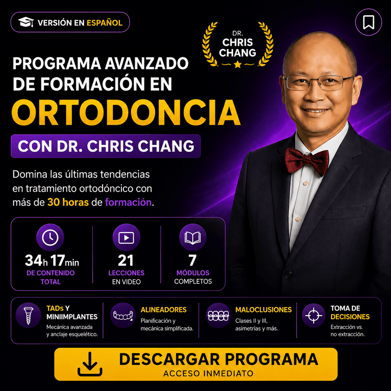 Programa Avanzado de Formación en Ortodoncia